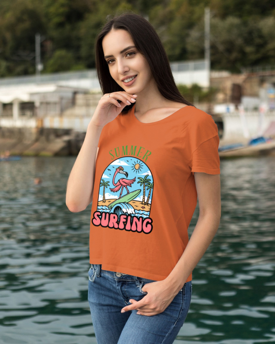 Tricou personalizat premium 100% bumbac Summer Vibes [1]