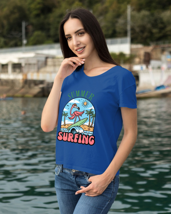 Tricou personalizat premium 100% bumbac Summer Vibes [1]