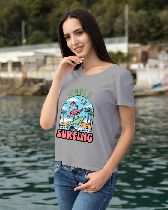 Tricou personalizat premium 100% bumbac Summer Vibes [1]