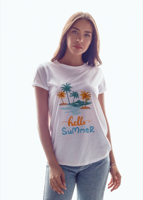 Tricou personalizat premium 100% bumbac Summer Vibes [1]