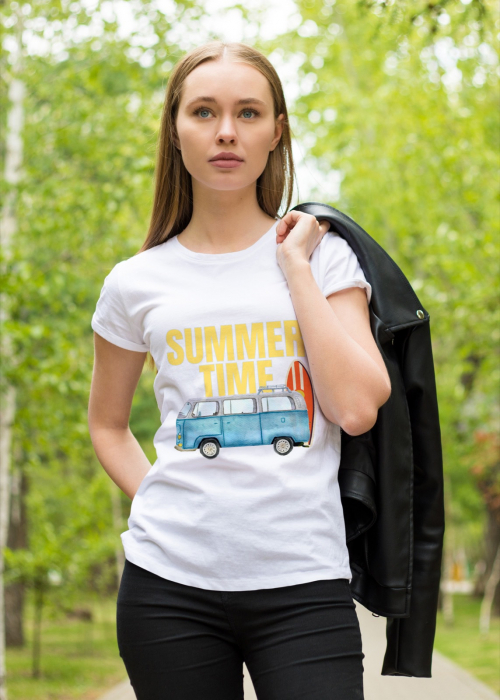 Tricou personalizat premium 100% bumbac Summer Vibes [1]