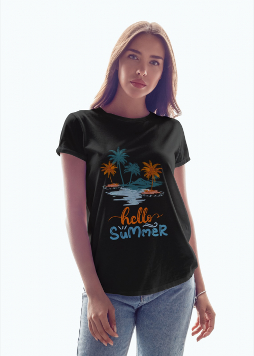 Tricou personalizat premium 100% bumbac Summer Vibes [1]