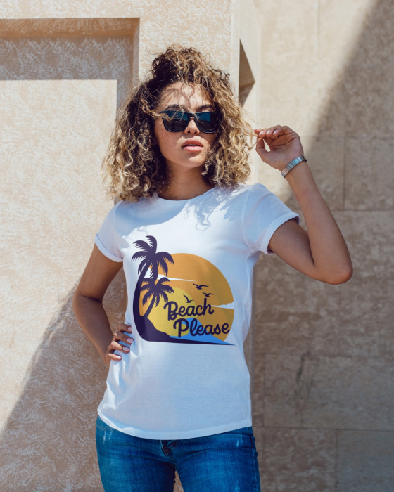 Tricou personalizat premium 100% bumbac Summer Vibes [1]