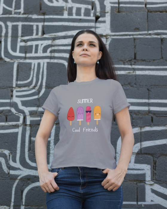 Tricou personalizat premium 100% bumbac Summer Vibes [1]