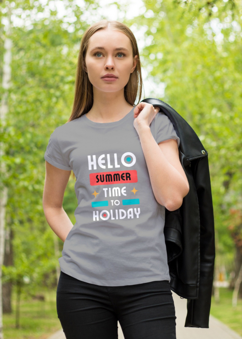 Tricou personalizat premium 100% bumbac Summer Vibes [1]