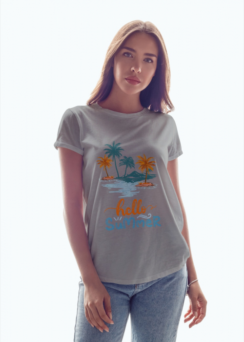 Tricou personalizat premium 100% bumbac Summer Vibes [1]