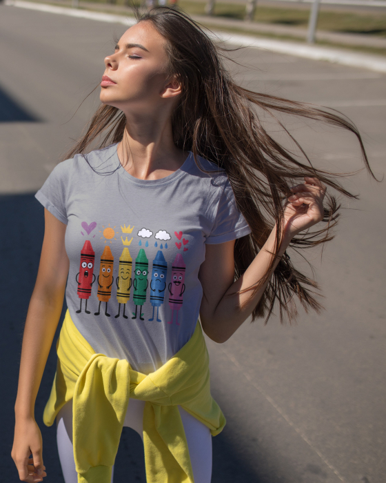 Tricou unisex 100% bumbac colectia Back to school [1]