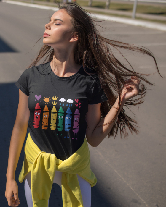 Tricou unisex 100% bumbac colectia Back to school [1]