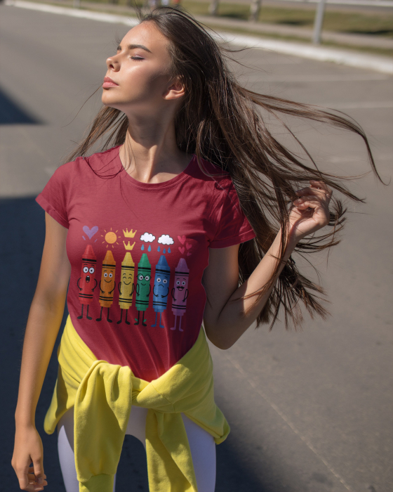 Tricou unisex 100% bumbac colectia Back to school [1]