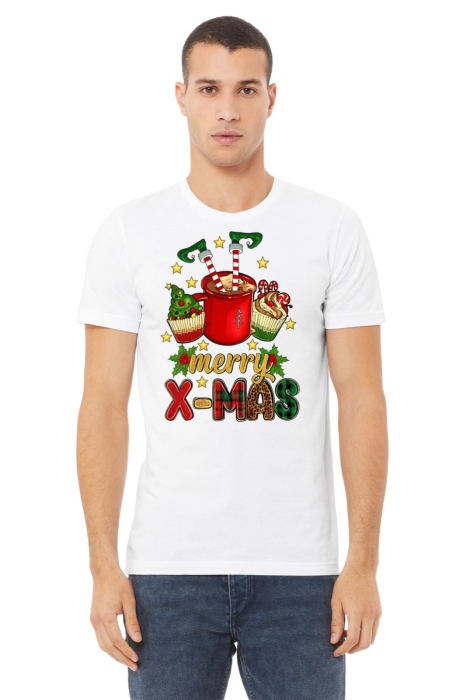 Tricou unisex 100% bumbac Colectia Christmas, sarbatori de Craciun [1]