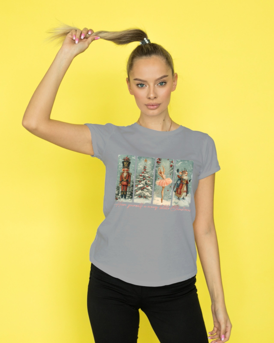 Tricou unisex 100% bumbac Colectia Christmas, sarbatori de Craciun [1]