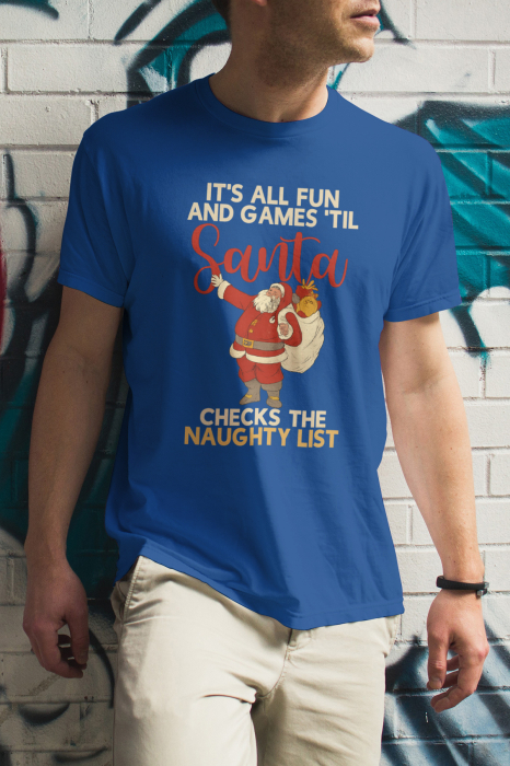 Tricou unisex 100% bumbac Colectia Christmas, sarbatori de Craciun [1]