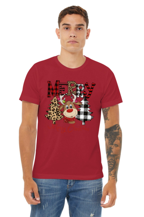 Tricou unisex 100% bumbac Colectia Christmas, sarbatori de Craciun [1]