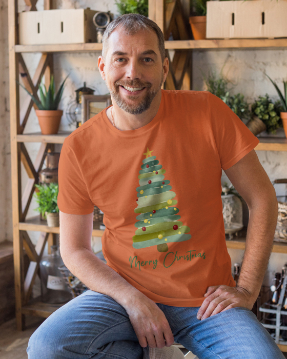 Tricou unisex 100% bumbac Colectia Christmas, sarbatori de Craciun [1]