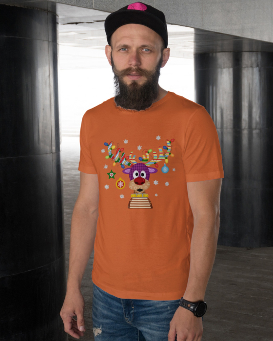 Tricou unisex 100% bumbac Colectia Christmas, sarbatori de Craciun [1]