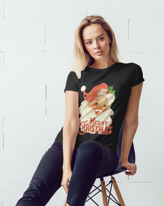 Tricou unisex 100% bumbac Colectia Christmas, sarbatori de Craciun [7]