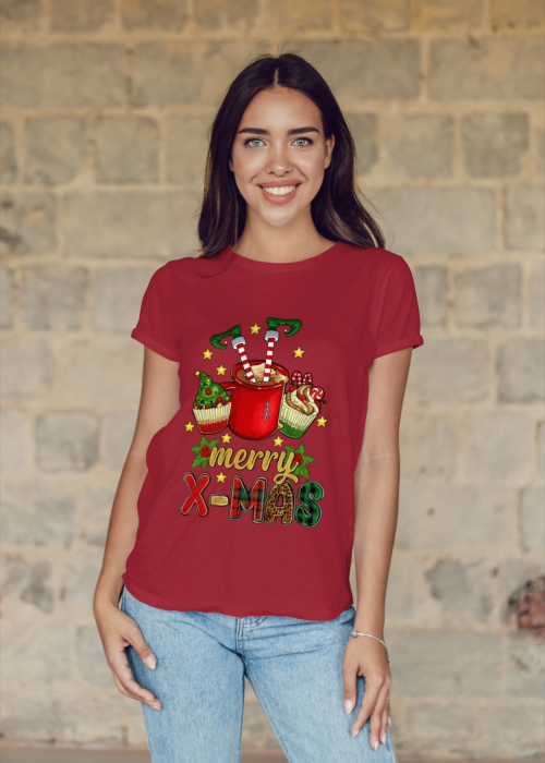 Tricou unisex 100% bumbac Colectia Christmas, sarbatori de Craciun [1]