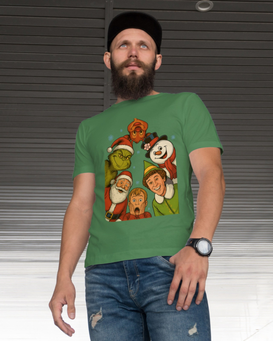 Tricou unisex 100% bumbac Colectia Christmas, sarbatori de Craciun [1]