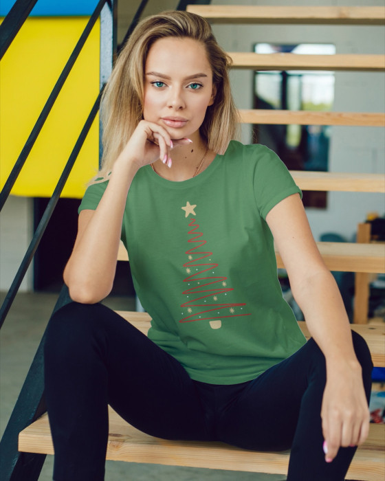 Tricou unisex 100% bumbac Colectia Christmas, sarbatori de Craciun [1]