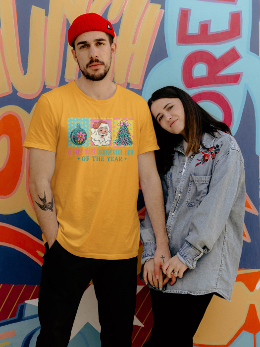 Tricou unisex 100% bumbac Colectia Christmas, sarbatori de Craciun [1]