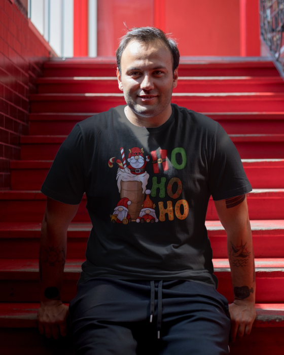 Tricou unisex 100% bumbac Colectia Christmas, sarbatori de Craciun [1]