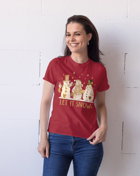 Tricou unisex 100% bumbac Colectia Christmas, sarbatori de Craciun [1]