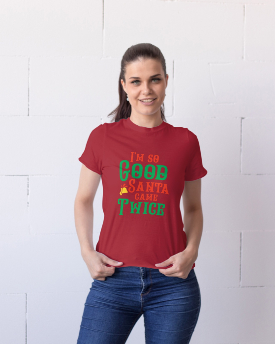 Tricou unisex 100% bumbac Colectia Christmas, sarbatori de Craciun [1]