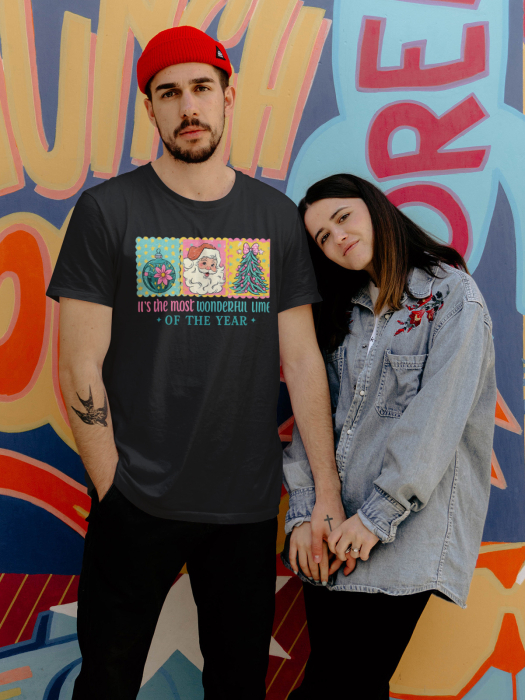 Tricou unisex 100% bumbac Colectia Christmas, sarbatori de Craciun [1]