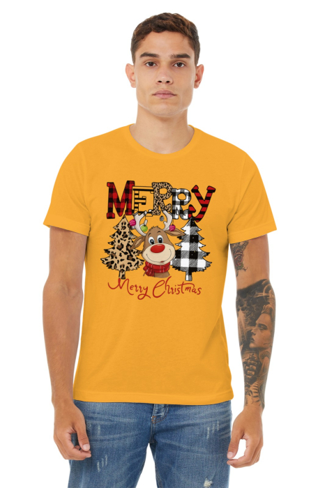 Tricou unisex 100% bumbac Colectia Christmas, sarbatori de Craciun [1]