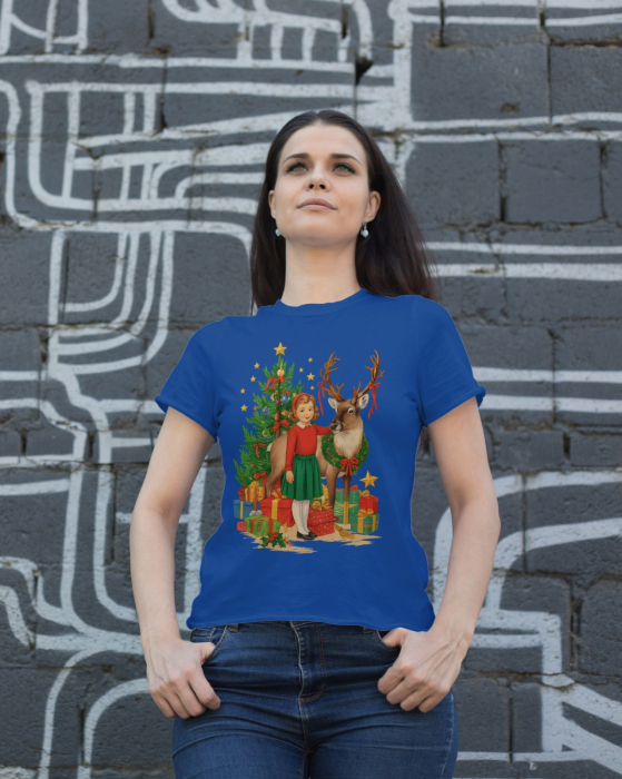 Tricou unisex 100% bumbac Colectia Christmas, sarbatori de Craciun [1]