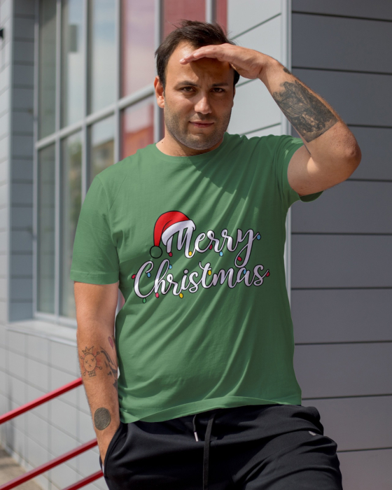 Tricou unisex 100% bumbac Colectia Christmas, sarbatori de Craciun [1]