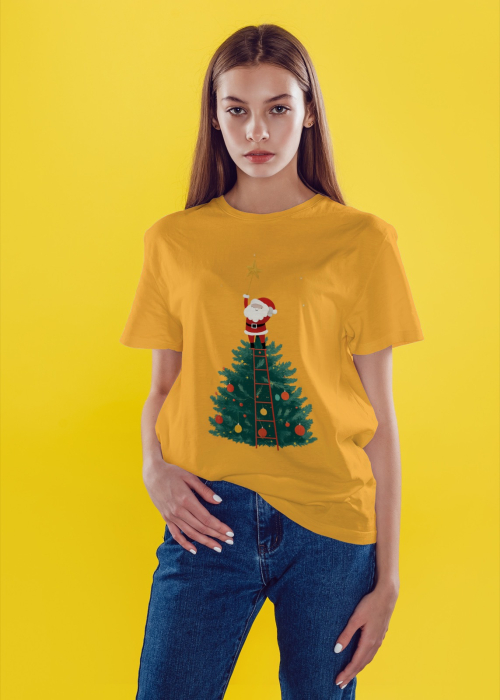 Tricou unisex 100% bumbac Colectia Christmas, sarbatori de Craciun [1]