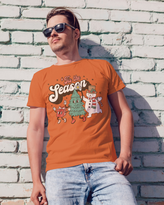 Tricou unisex 100% bumbac Colectia Christmas, sarbatori de Craciun [1]