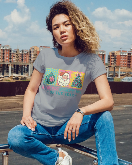 Tricou unisex 100% bumbac Colectia Christmas, sarbatori de Craciun [1]