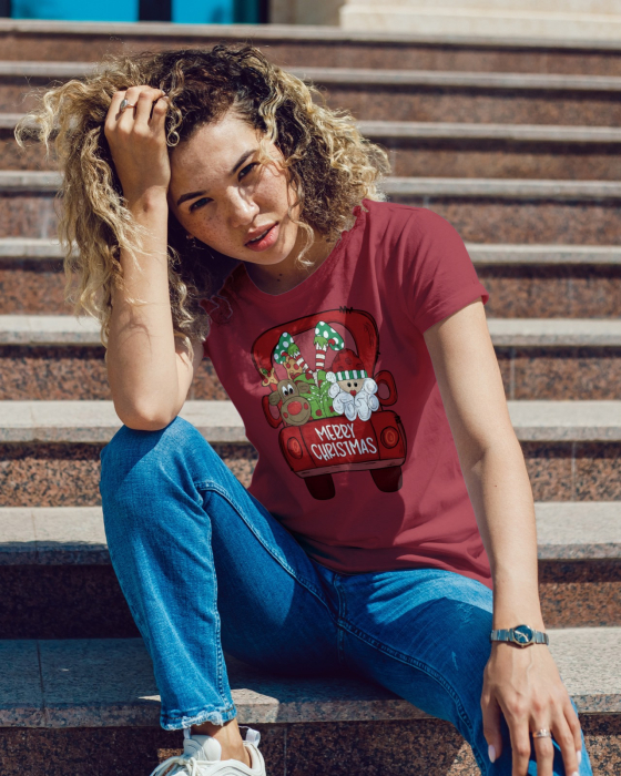 Tricou unisex 100% bumbac Colectia Christmas, sarbatori de Craciun [1]