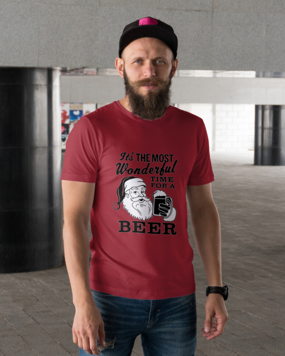 Tricou unisex 100% bumbac Colectia Christmas, sarbatori de Craciun [1]