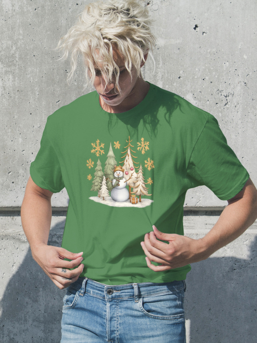 Tricou unisex 100% bumbac Colectia Christmas, sarbatori de Craciun [1]