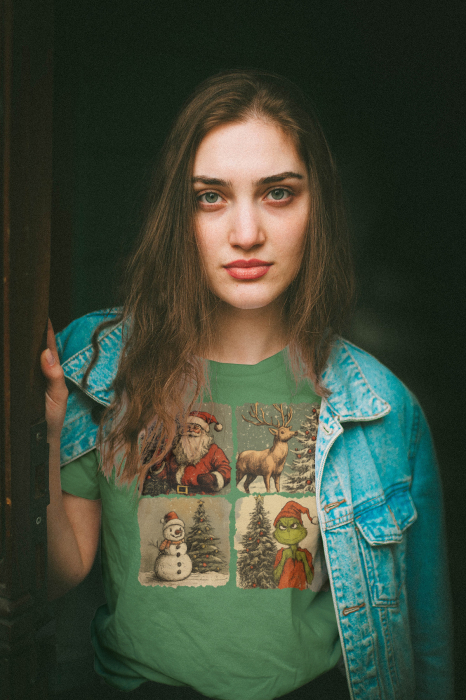 Tricou unisex 100% bumbac Colectia Christmas, sarbatori de Craciun [3]