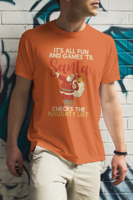 Tricou unisex 100% bumbac Colectia Christmas, sarbatori de Craciun [1]