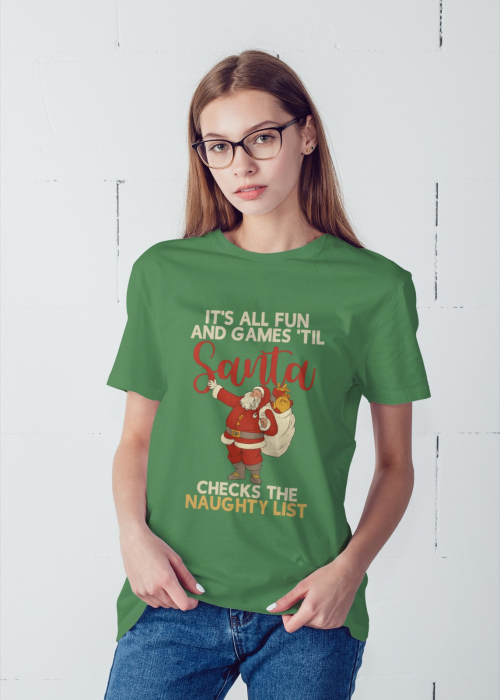 Tricou unisex 100% bumbac Colectia Christmas, sarbatori de Craciun [1]