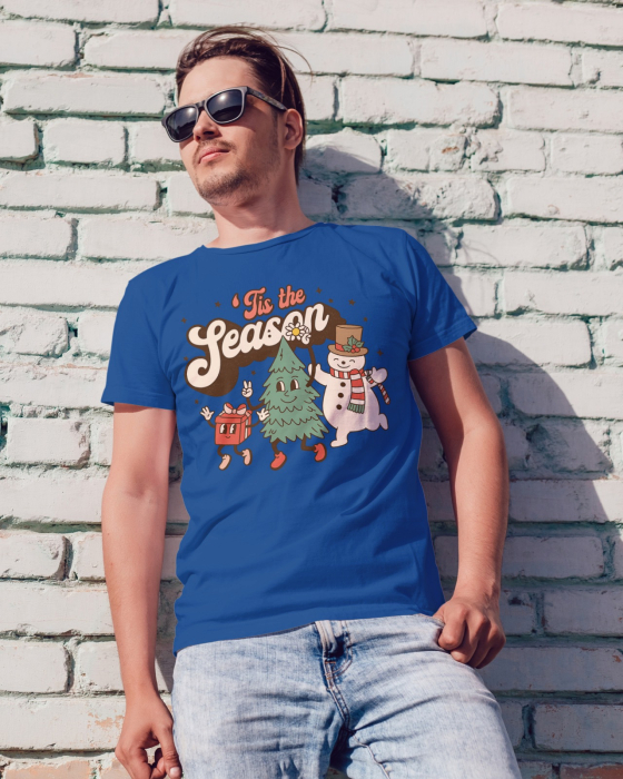 Tricou unisex 100% bumbac Colectia Christmas, sarbatori de Craciun [1]