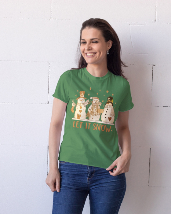 Tricou unisex 100% bumbac Colectia Christmas, sarbatori de Craciun [1]