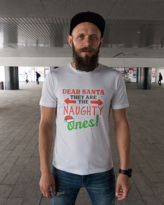 Tricou unisex 100% bumbac Colectia Grinch Christmas, sarbatori de Craciun [1]