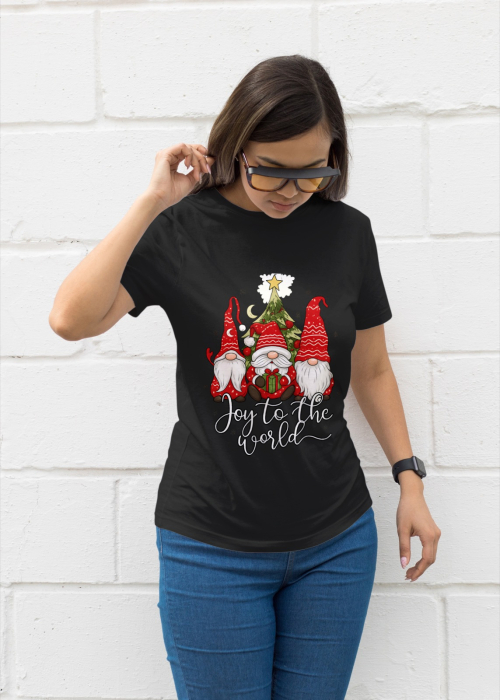 Tricou unisex 100% bumbac Colectia Christmas, sarbatori de Craciun [1]