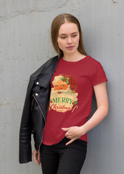 Tricou unisex 100% bumbac Colectia Christmas, sarbatori de Craciun [1]