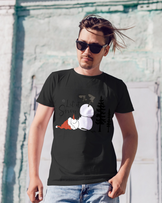 Tricou unisex 100% bumbac Colectia Christmas, sarbatori de Craciun [1]