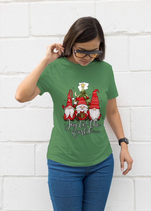 Tricou unisex 100% bumbac Colectia Christmas, sarbatori de Craciun [1]