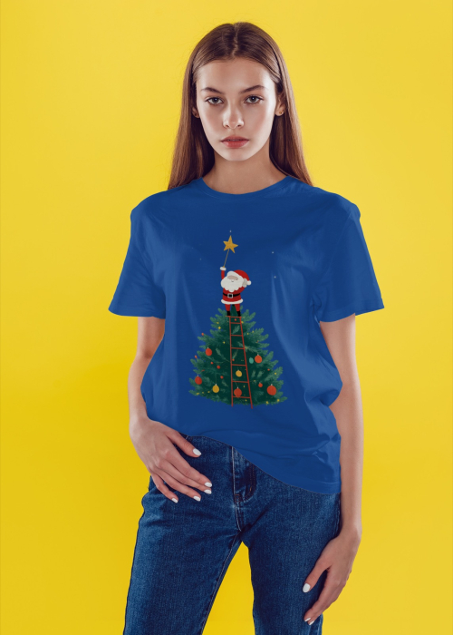 Tricou unisex 100% bumbac Colectia Christmas, sarbatori de Craciun [1]