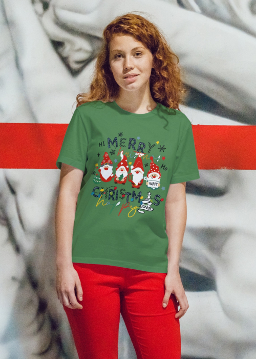 Tricou unisex 100% bumbac Colectia Christmas, sarbatori de Craciun [1]