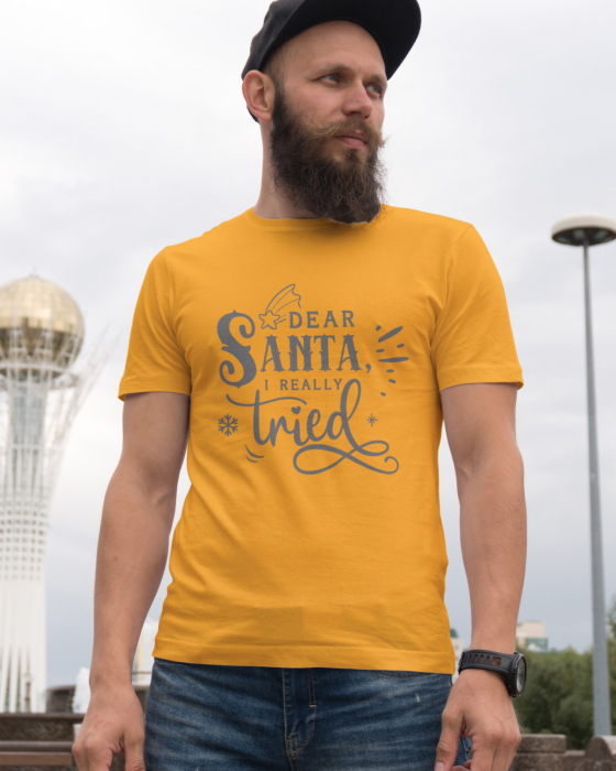 Tricou unisex 100% bumbac Colectia Christmas, sarbatori de Craciun [1]